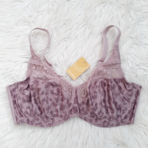 NWT Delimira Minimizer Full Coverage Bra 38DD - Picture 2 of 7